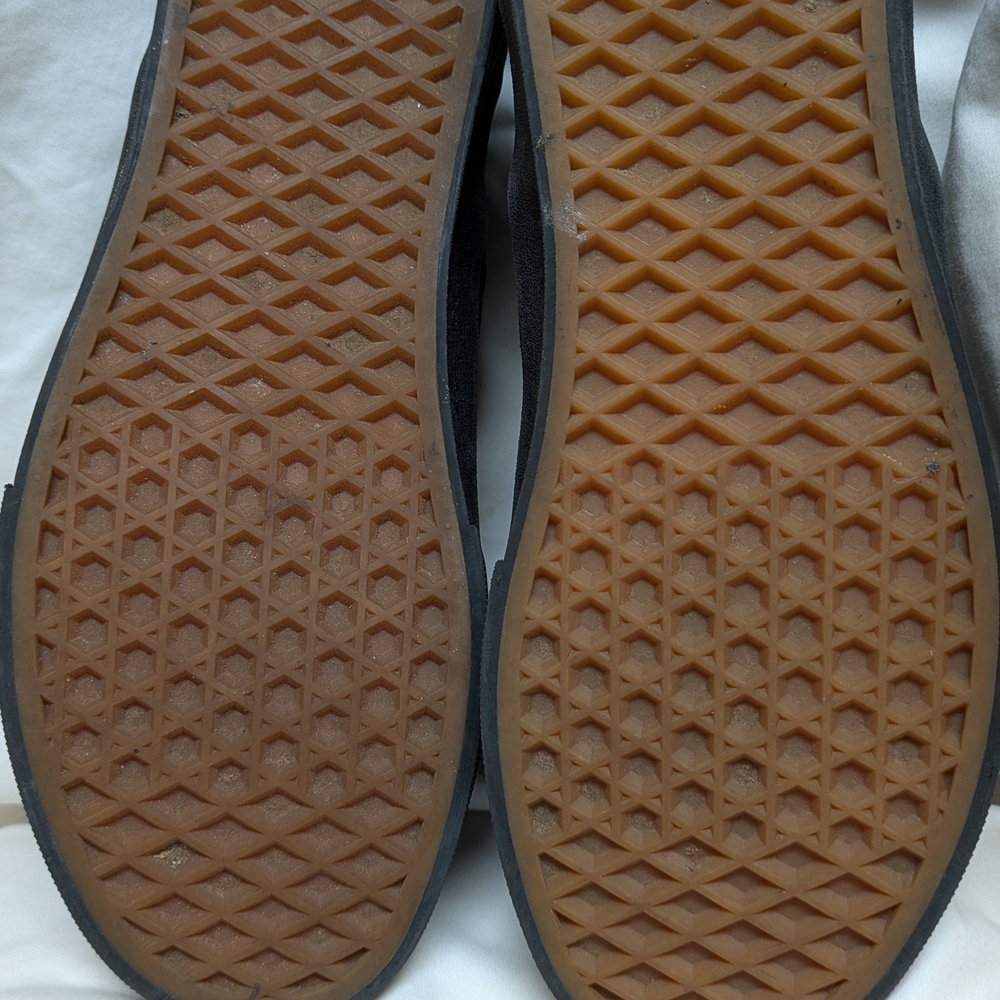 Vans Men's Black Slip-On Canvas Sneakers - Picture 2 of 5